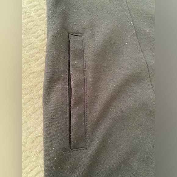 Banana Republic moto sweater jacket asymmetrical zipper 80’s retro collar pocket - Picture 7 of 12